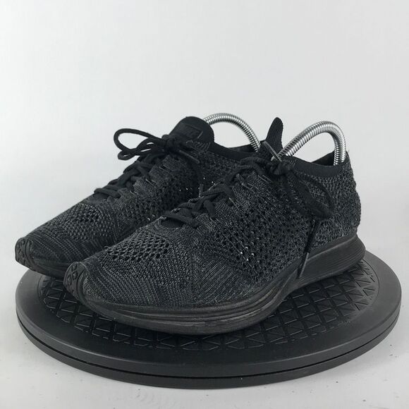 Nike Other - Nike Flyknit Racer Triple Black Athletic Running Shoes 526628-009 Men’s Size 9